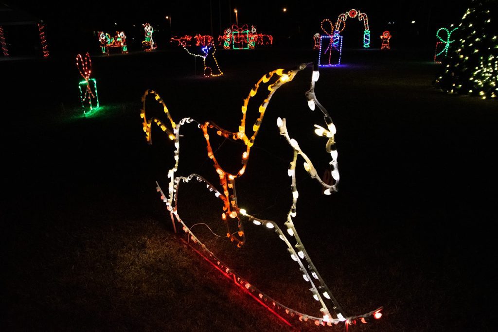 Christmas displays in Searcy The Bison