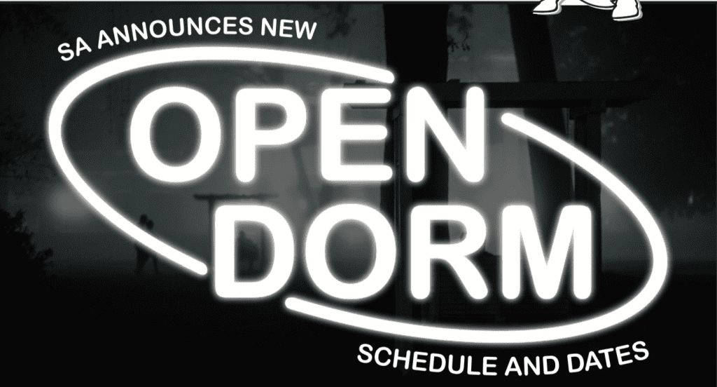 SA announces new open dorm schedule and dates | The Bison SA announces new open dorm schedule and dates | The Bison